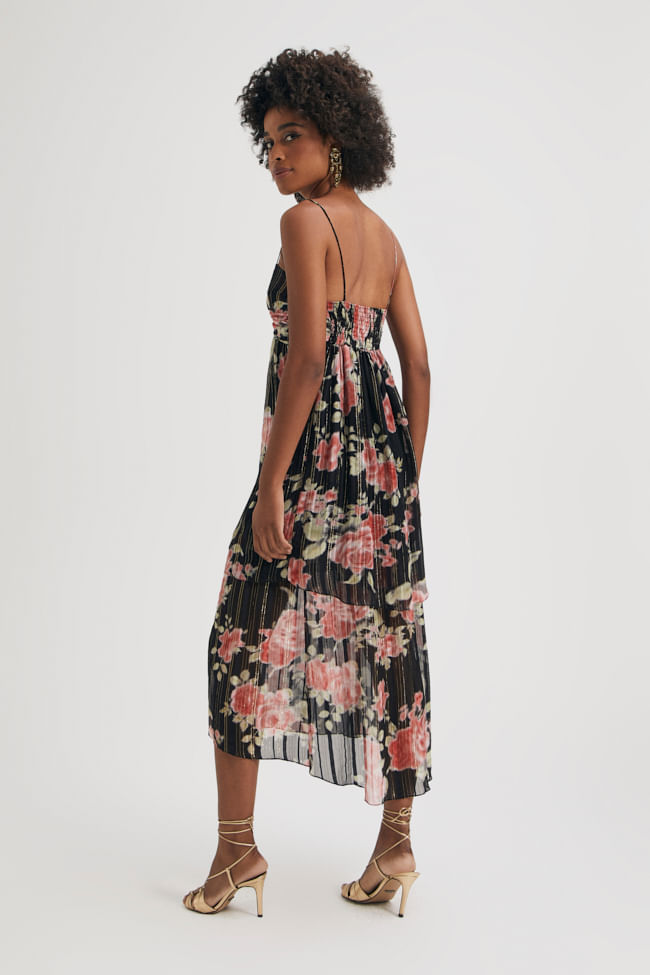 VESTIDO ESTAMPA TALIN LUREX