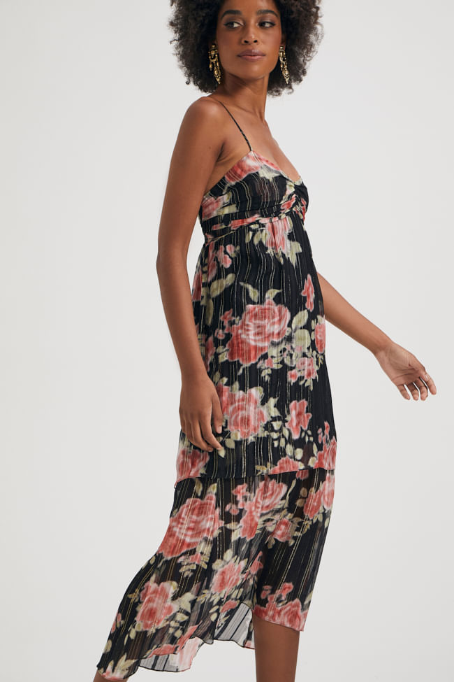 VESTIDO ESTAMPA TALIN LUREX
