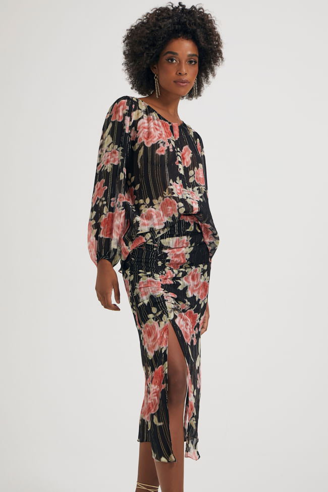 SAIA DRAP ESTAMPA TALIN LUREX