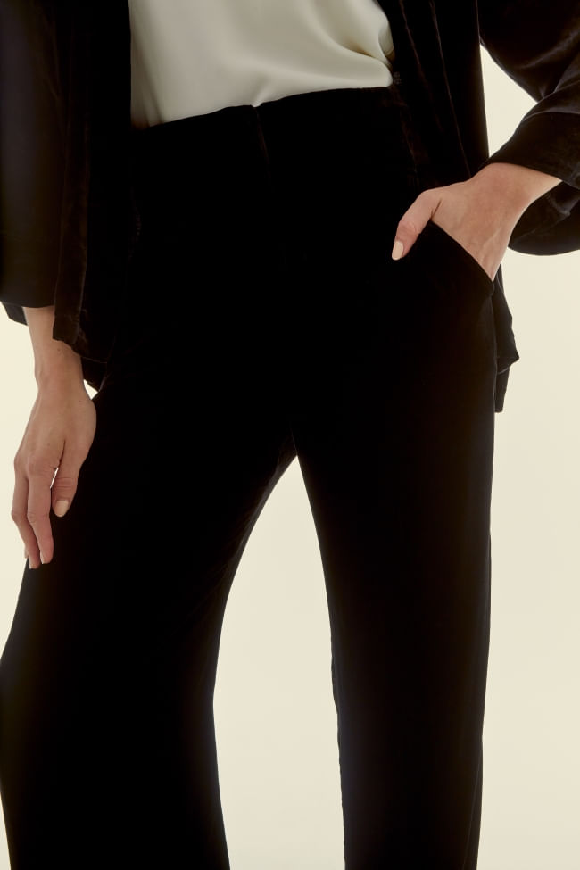 CALÇA VELUDO SEDA