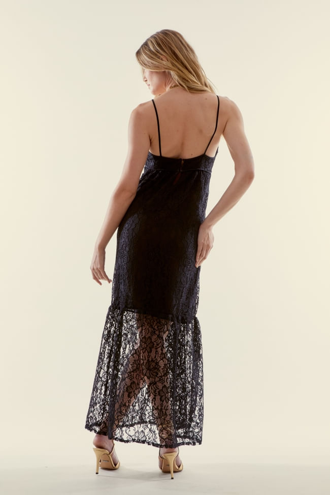 VESTIDO NOITE RENDA NARA