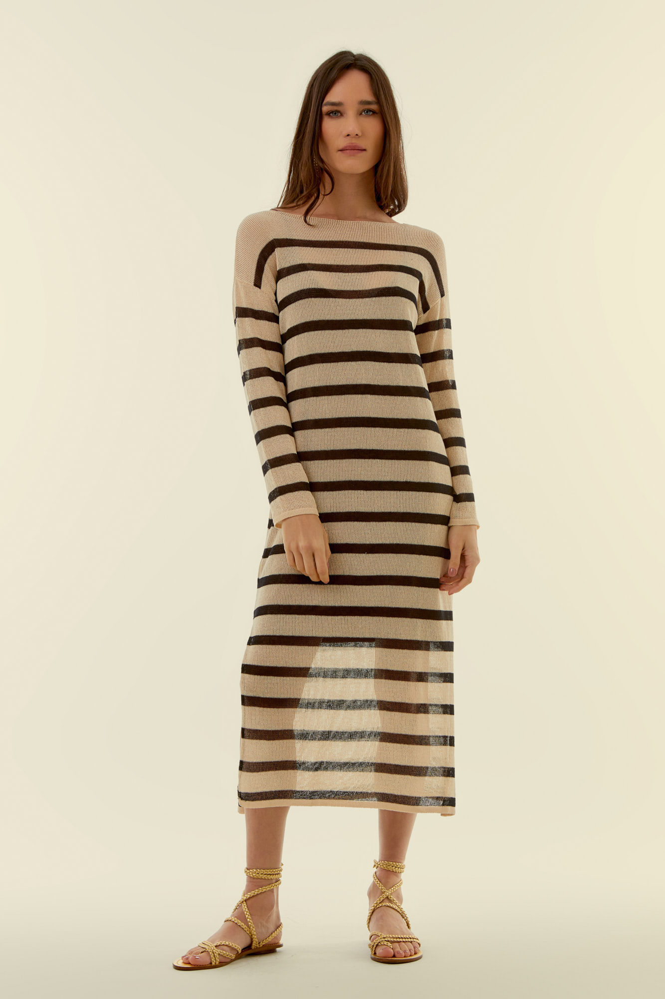VESTIDO LISTRAS TRICOT