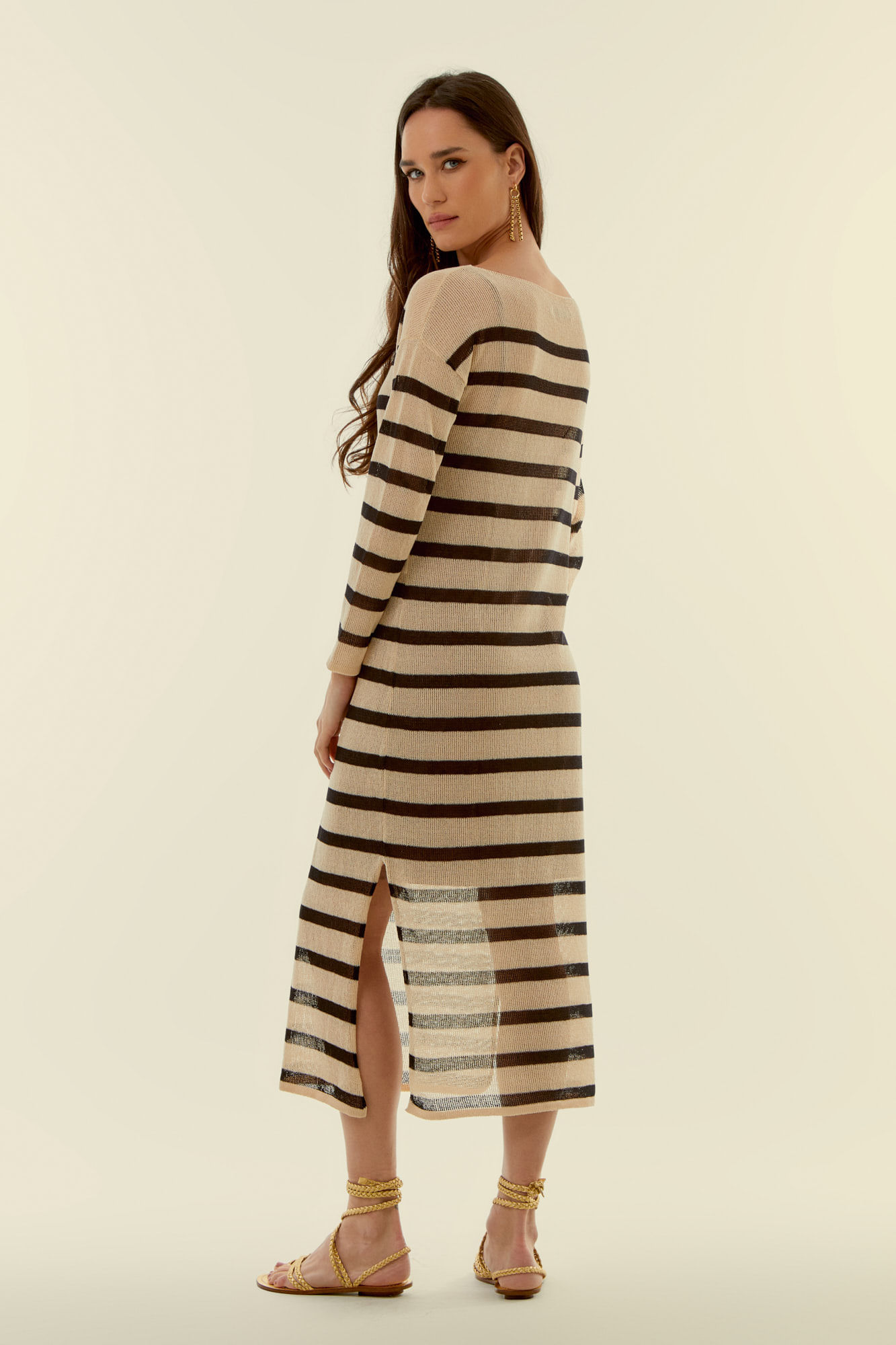 VESTIDO LISTRAS TRICOT