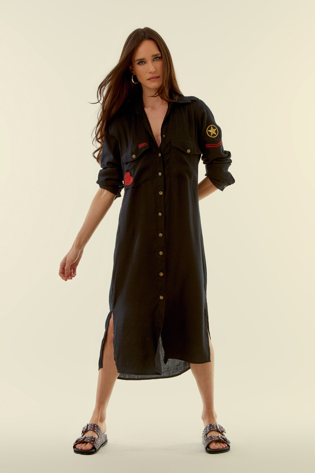 CHEMISE LOVE PEACE COM FAIXA