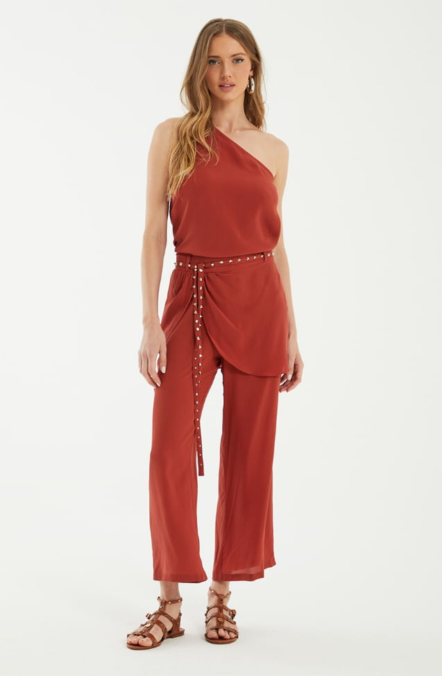 CALÇA SEDA REBITES