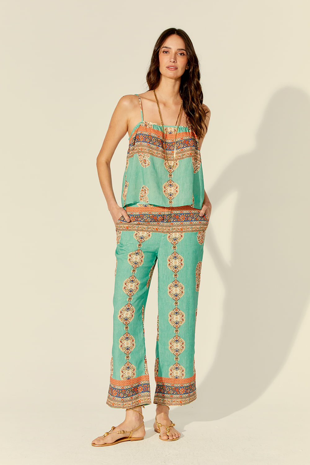 CALÇA ESTAMPA MAVERNA