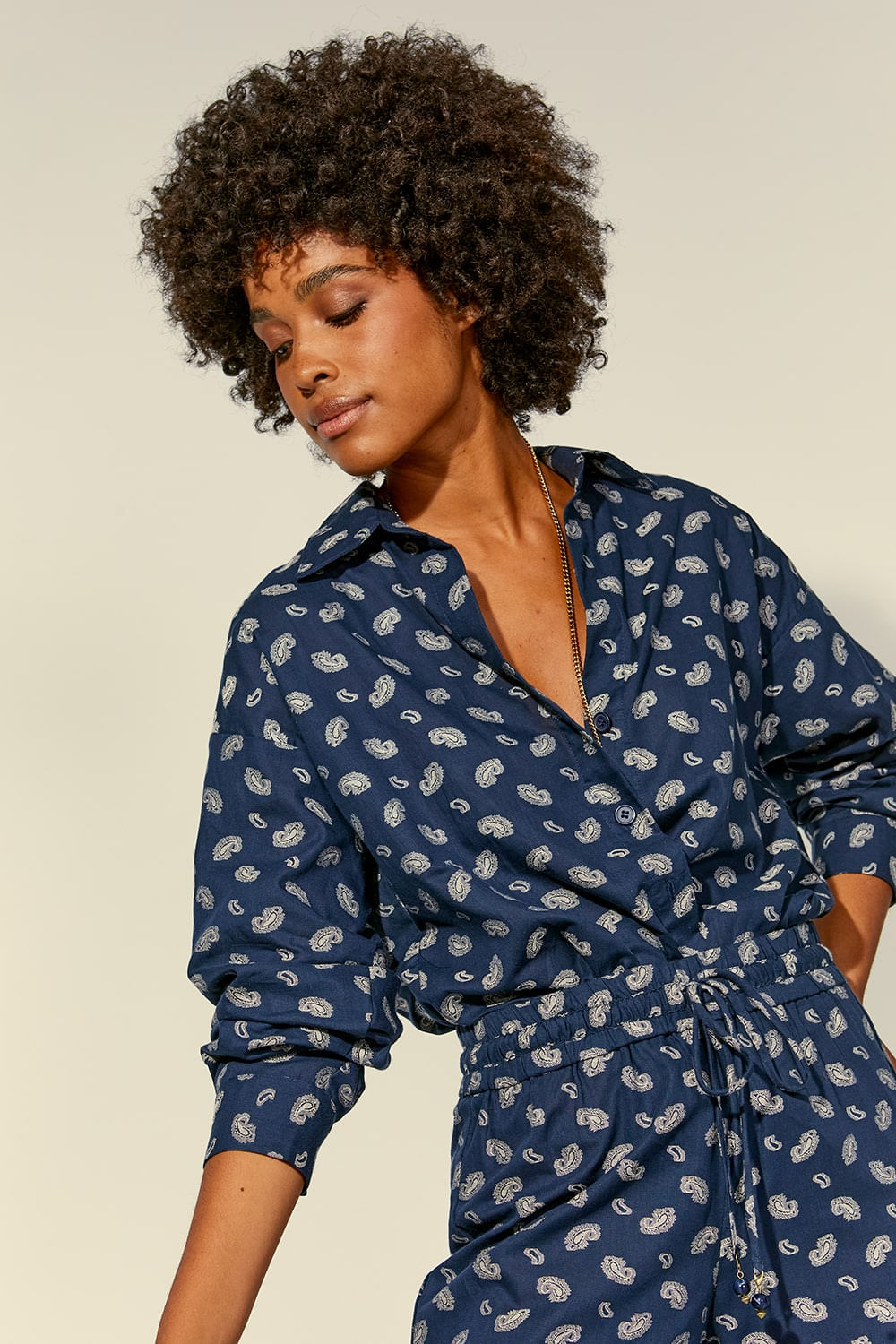 CAMISA JACQUARD PAISLEY
