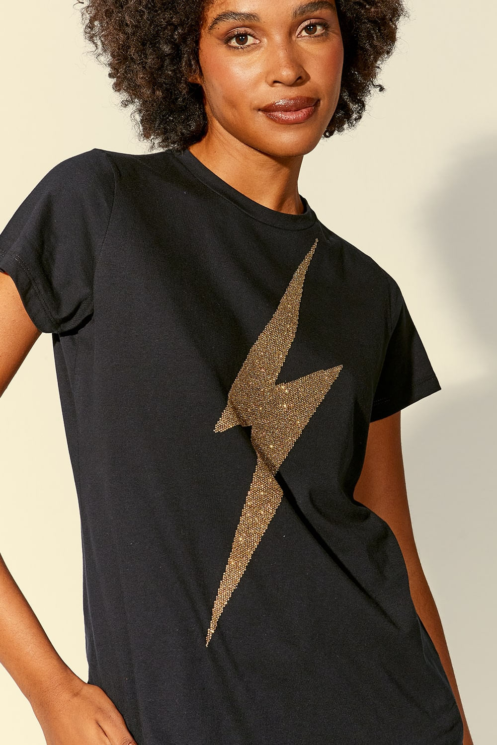BLUSA SILK RAIO GOLD