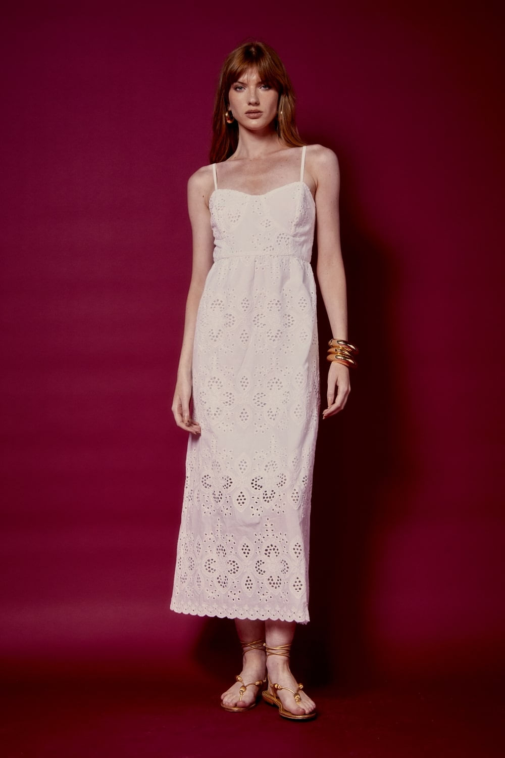 VESTIDO ALÇA LAISE BORDADO
