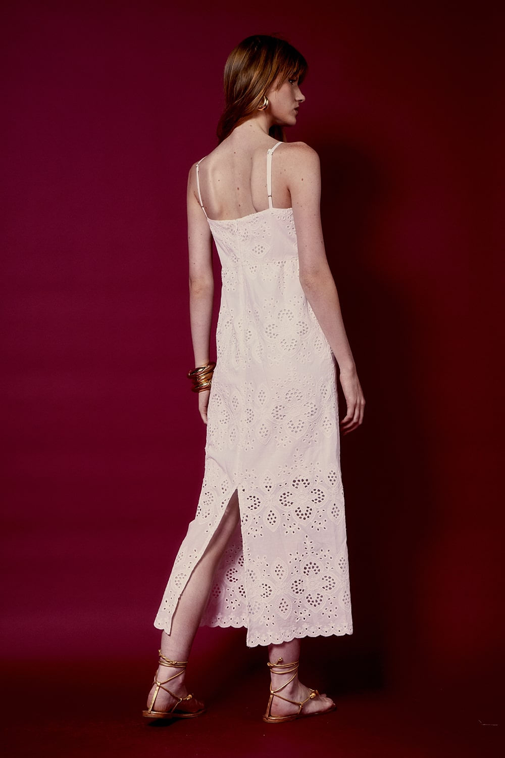 VESTIDO ALÇA LAISE BORDADO