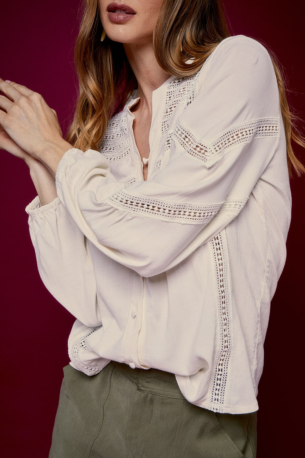 BLUSA RENDADA
