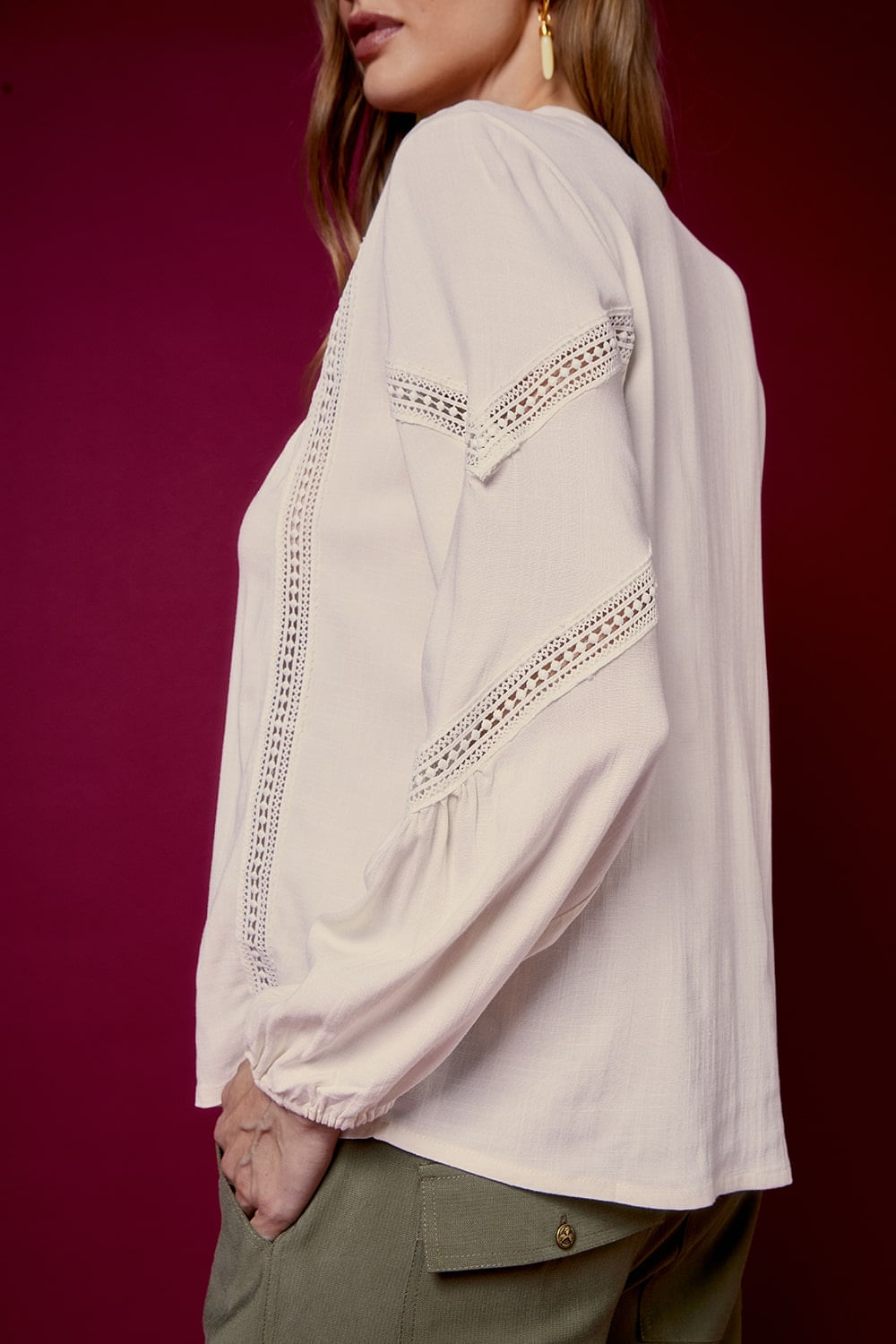 BLUSA RENDADA