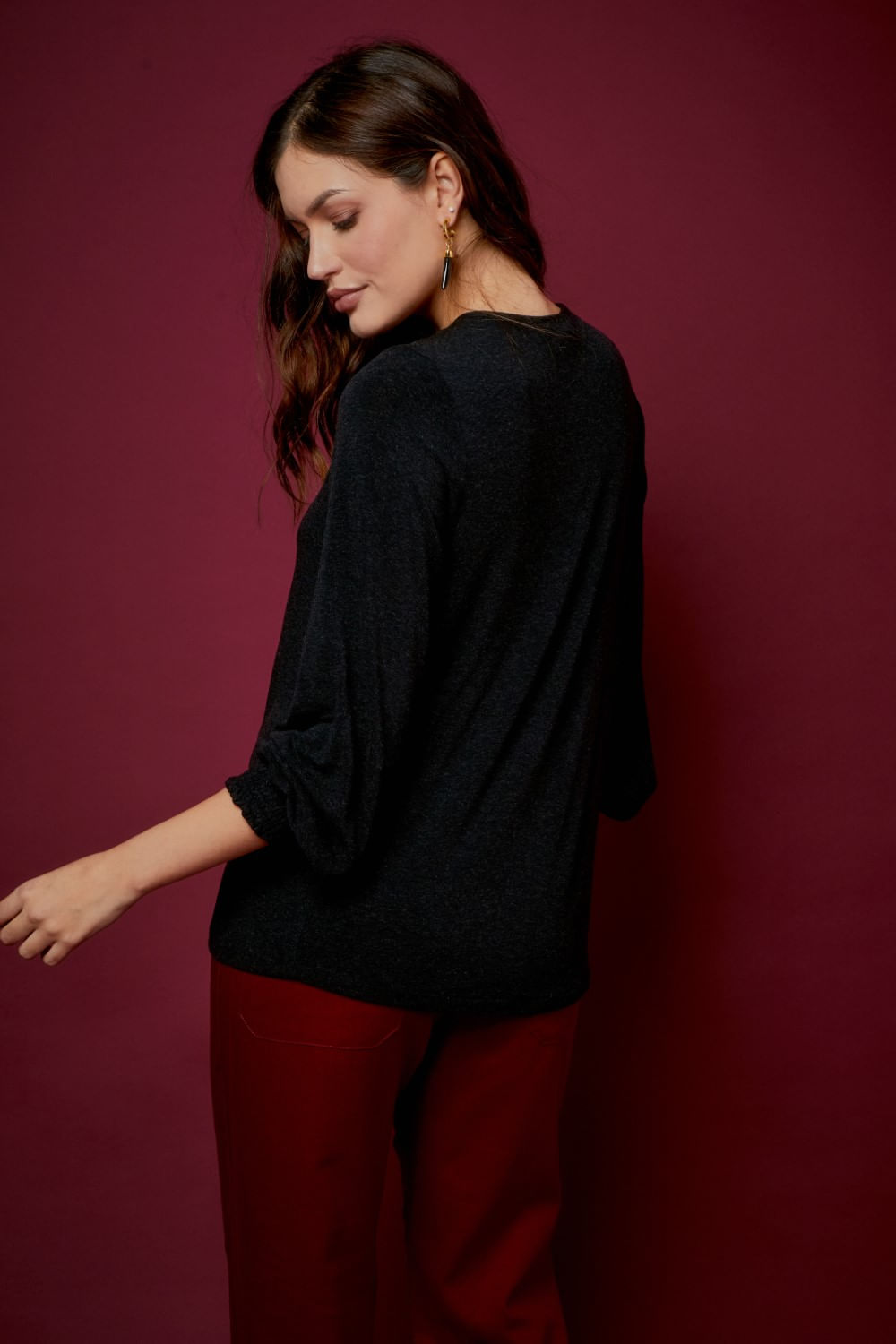 BLUSA PUNHO BARCELONA