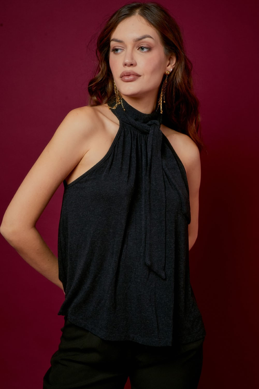 BLUSA DETALHE GOLA BARCELONA