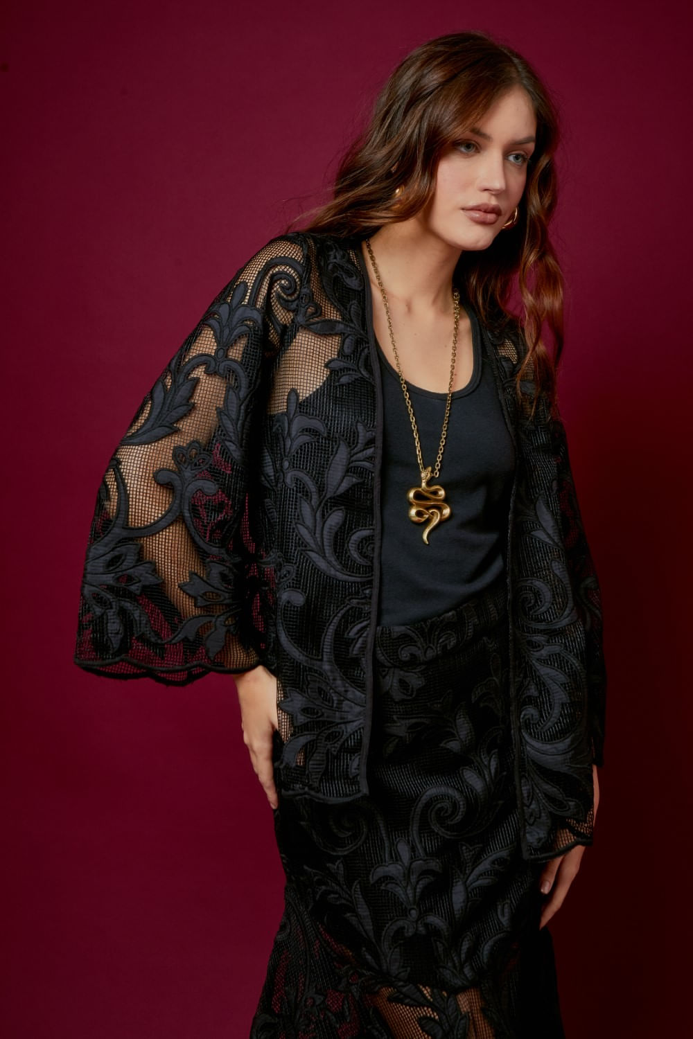 KIMONO BORDADO ARABESCO WINTER