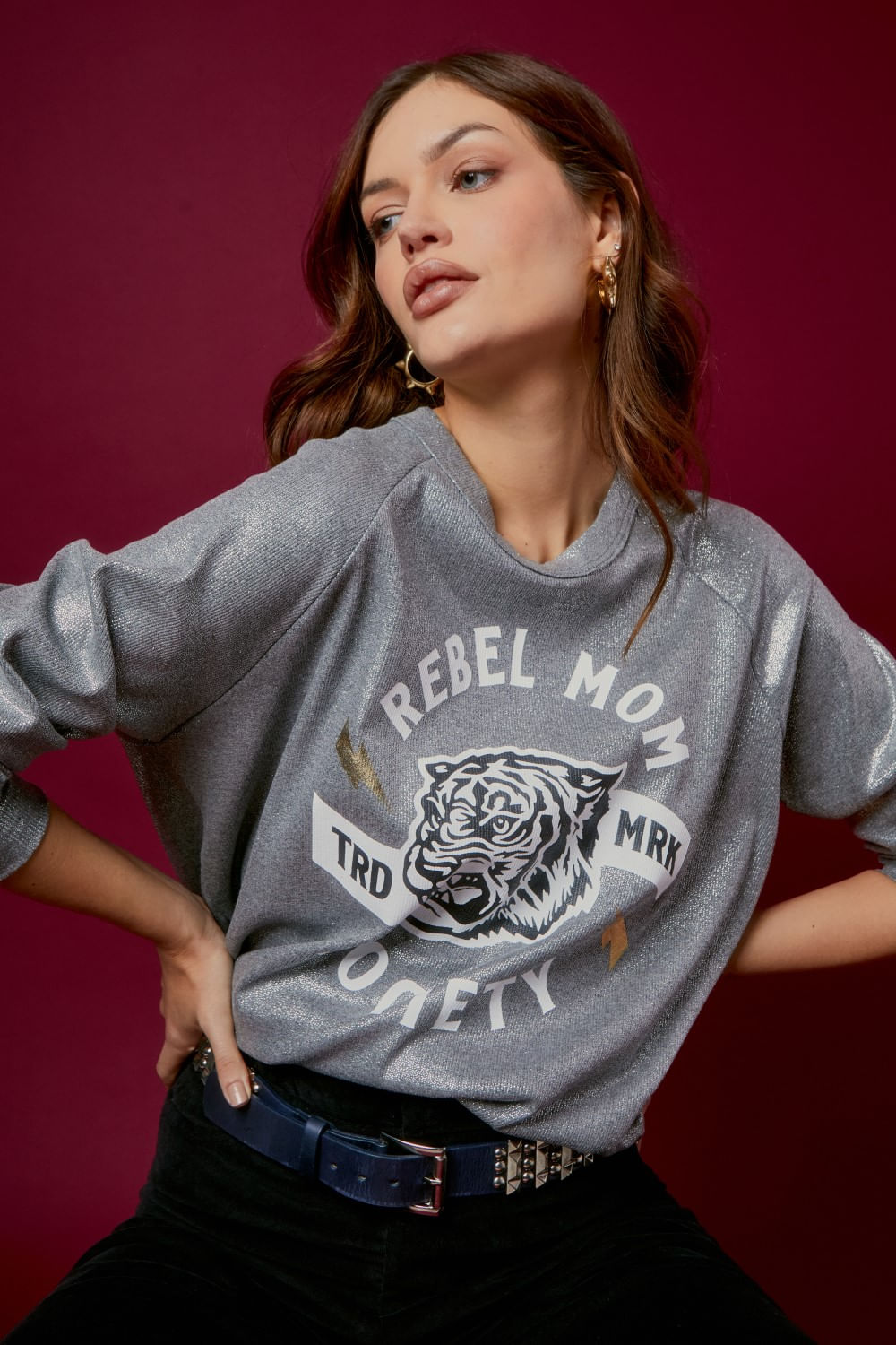 BLUSA REBEL MOM