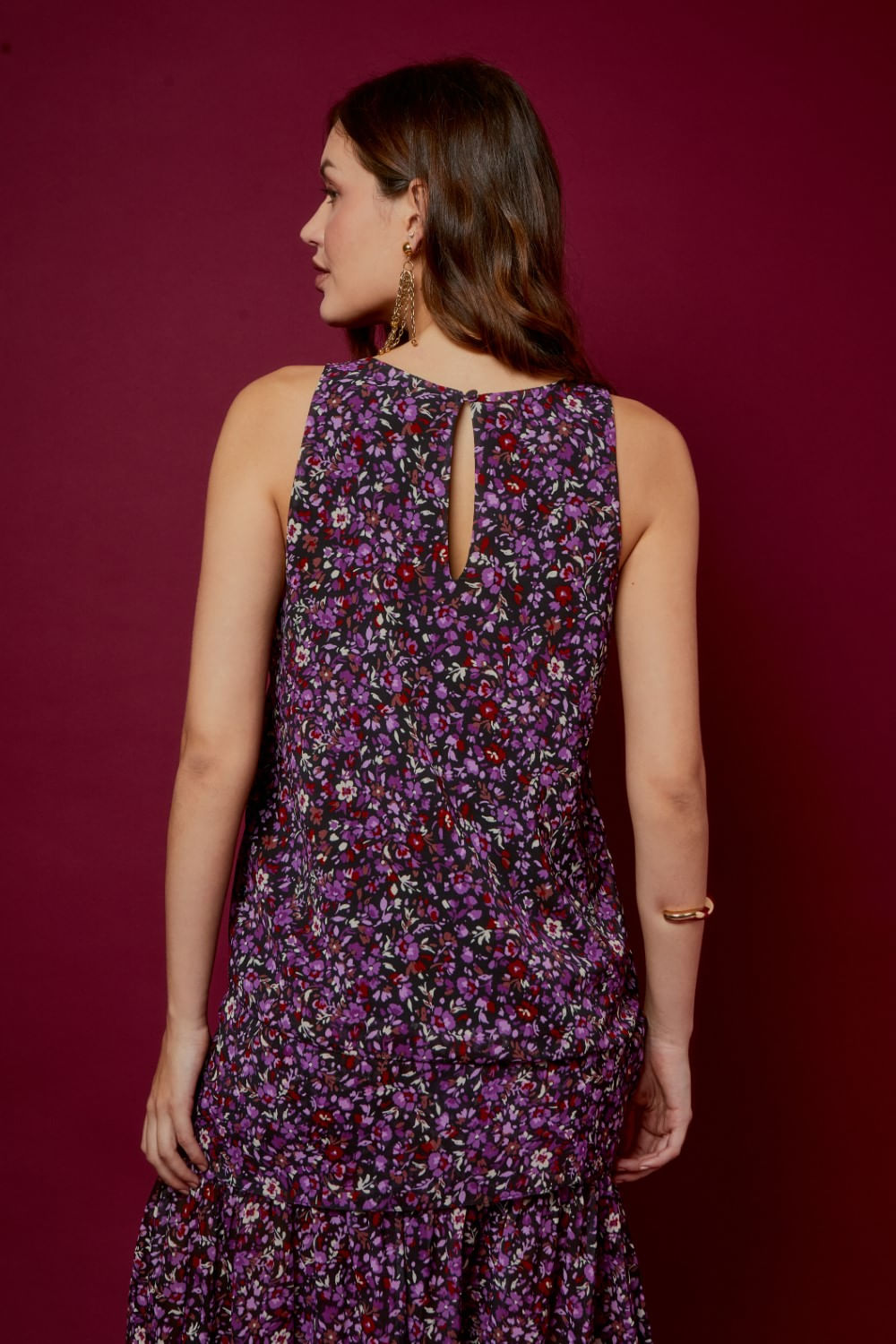 BLUSA CAVADA ESTAMPA MIRKA