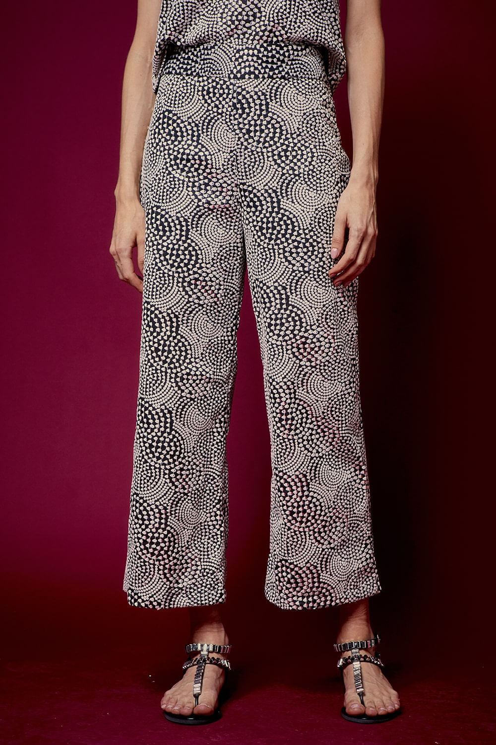 CALÇA BORDADO ANDUL