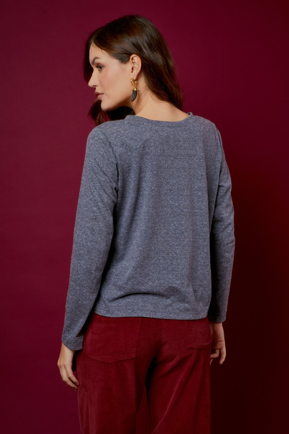 BLUSA SILK LOVE IS BLIND