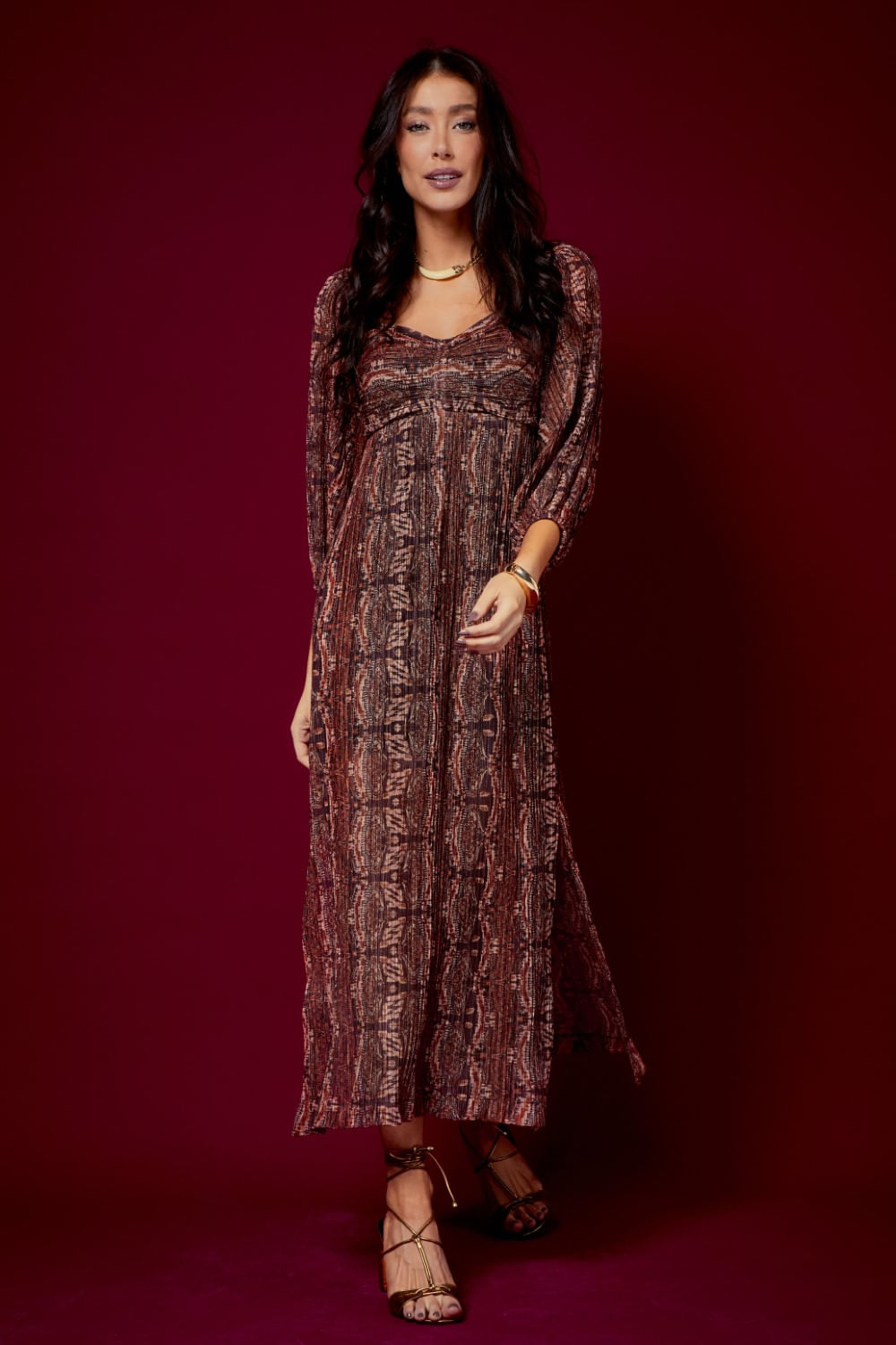 VESTIDO TULE ESTAMPA ERDEN