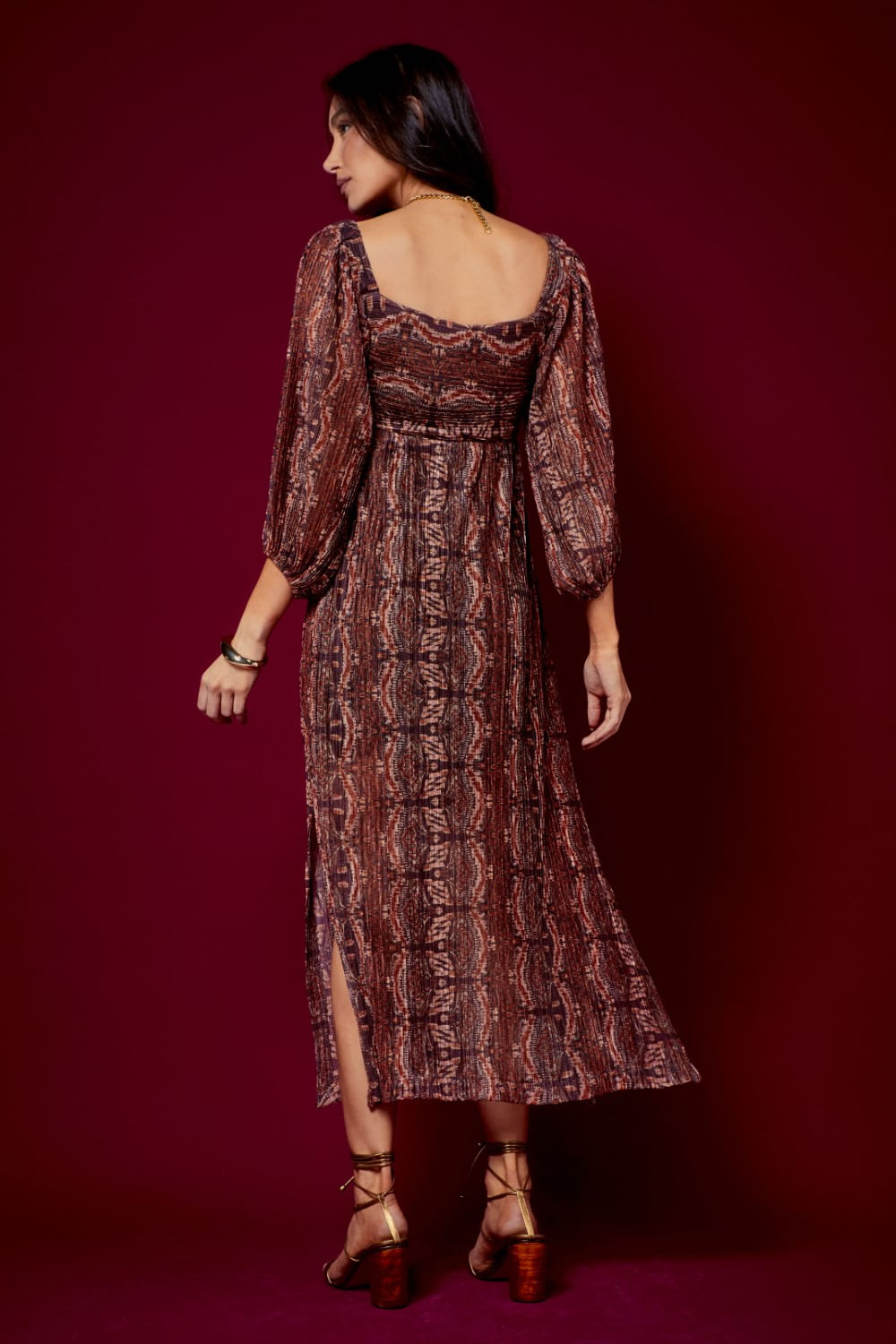 VESTIDO TULE ESTAMPA ERDEN