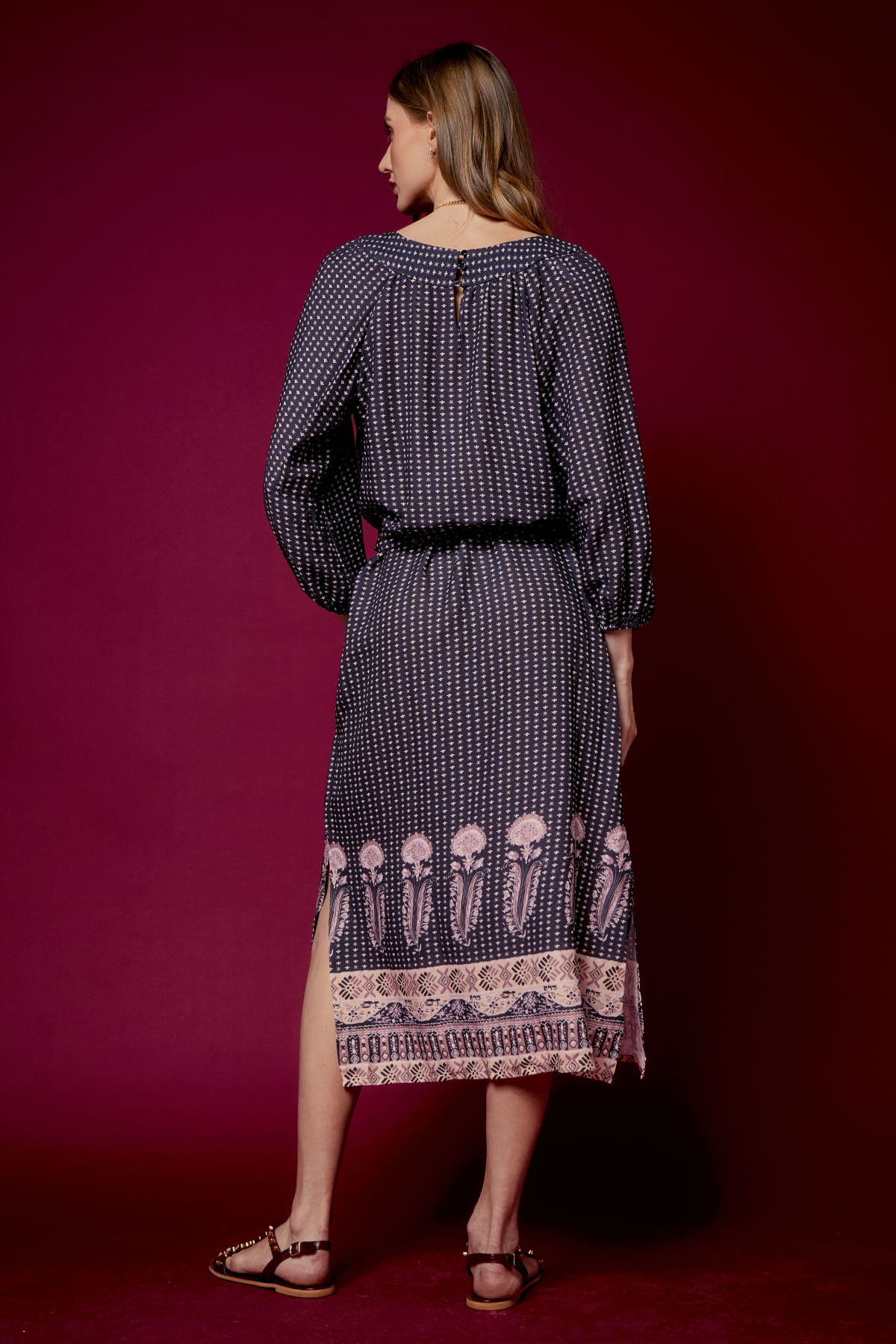 VESTIDO SANDINE COM FAIXA