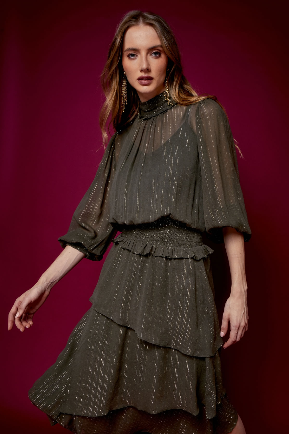 VESTIDO LASTEX MIRA