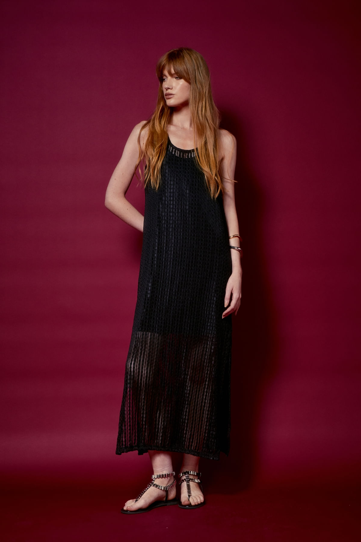 VESTIDO TULE BORDADO