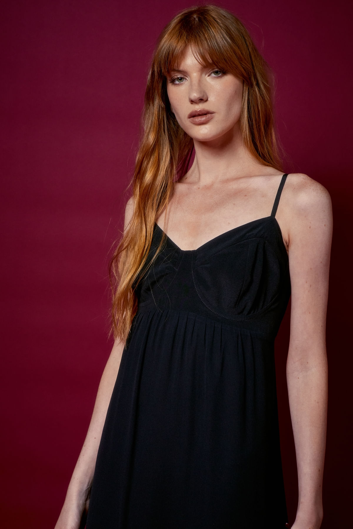 VESTIDO MIX SEDA