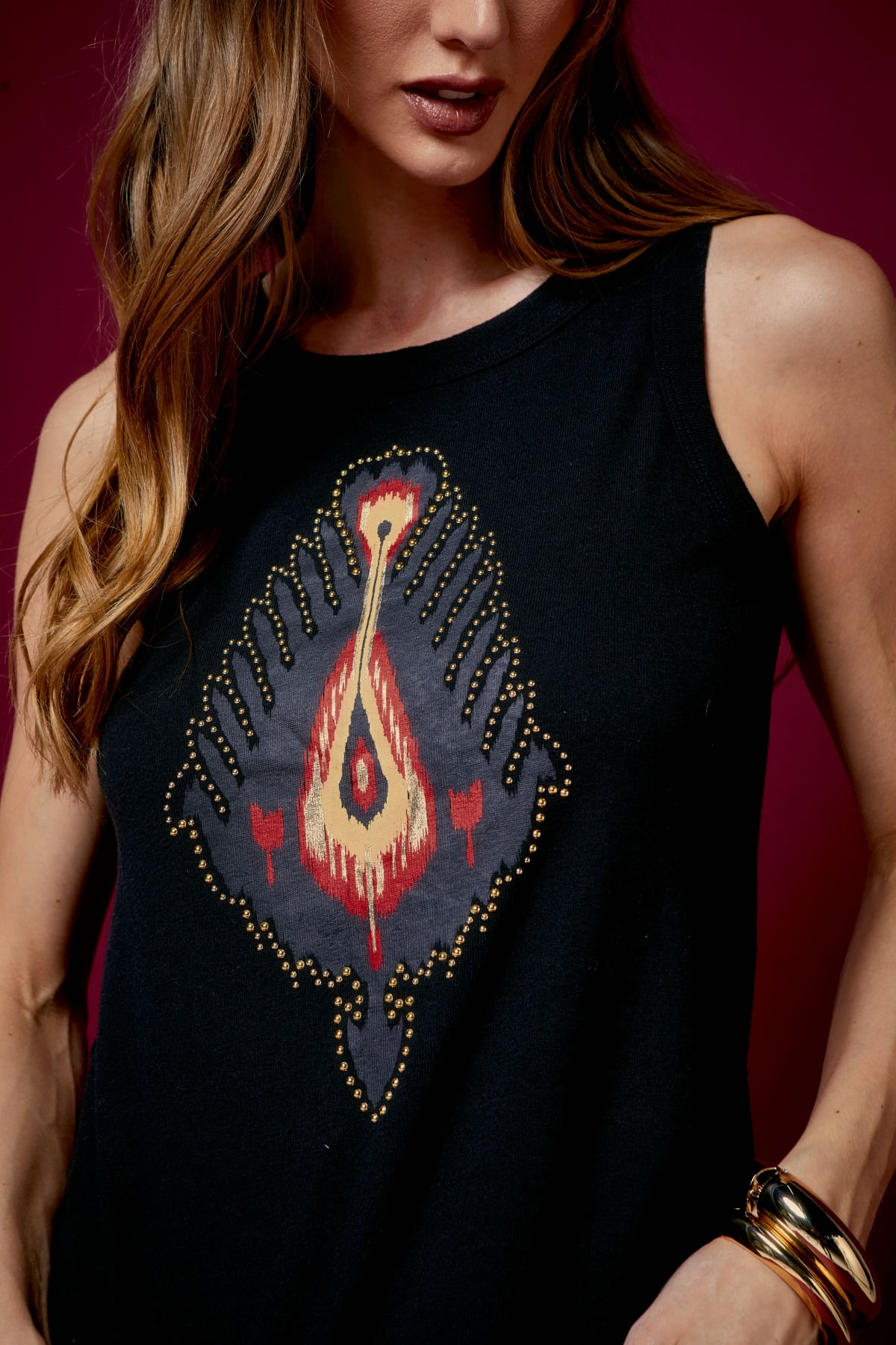 BLUSA SILK IKAT