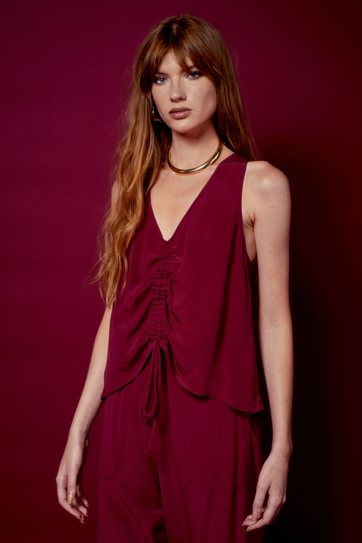 BLUSA SEDA AMARRAÇÃO