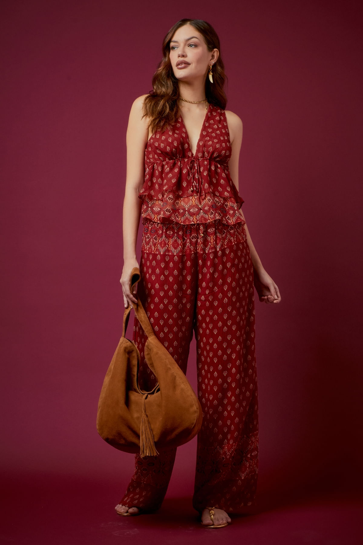 BLUSA DECOTE ESTAMPA KATRI