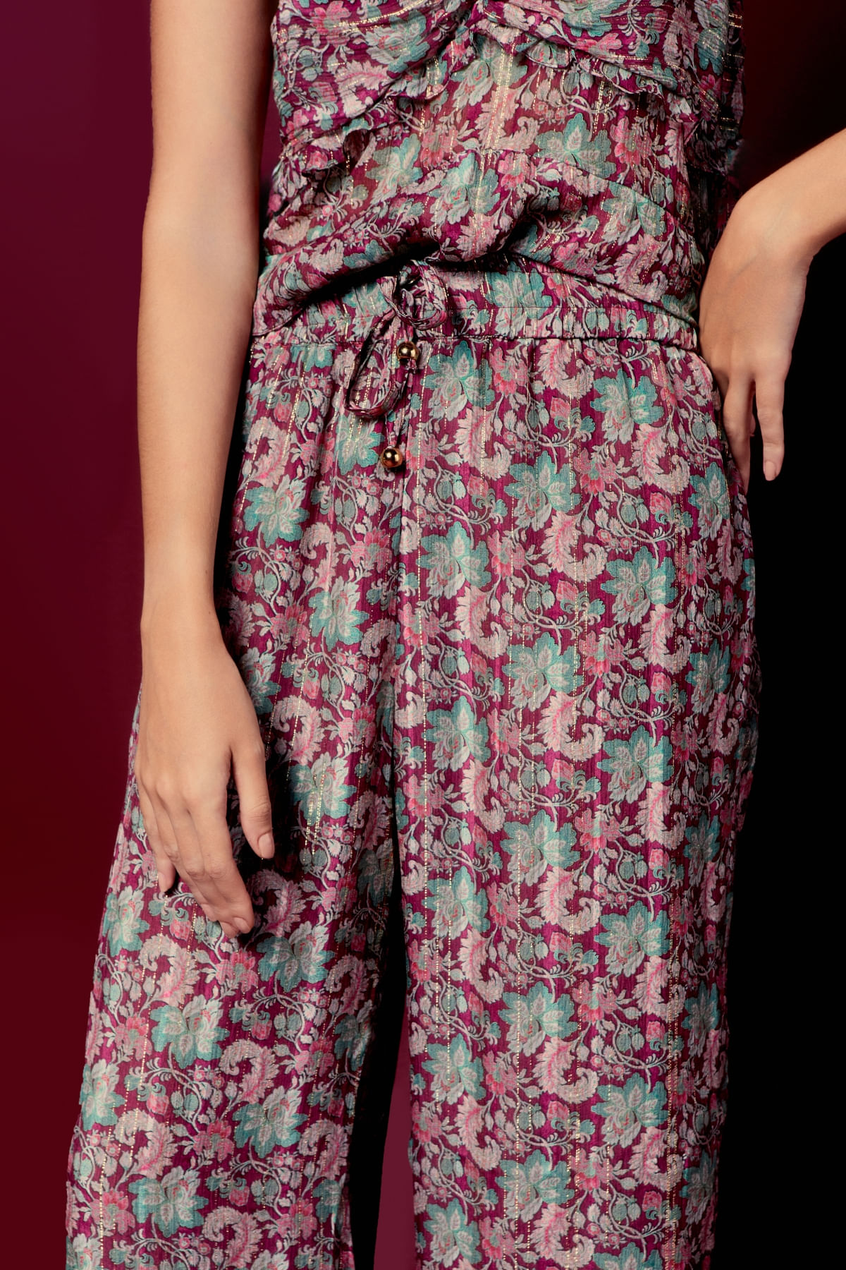 CALÇA ESTAMPA ARJA LUREX