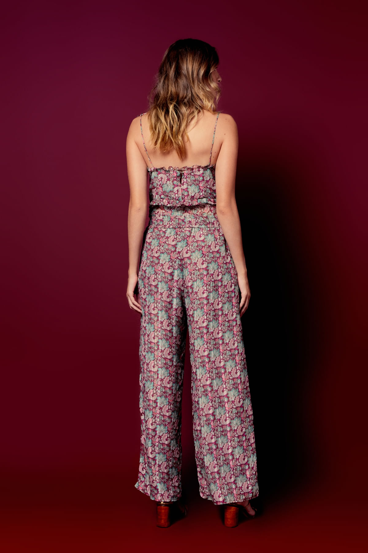CALÇA ESTAMPA ARJA LUREX