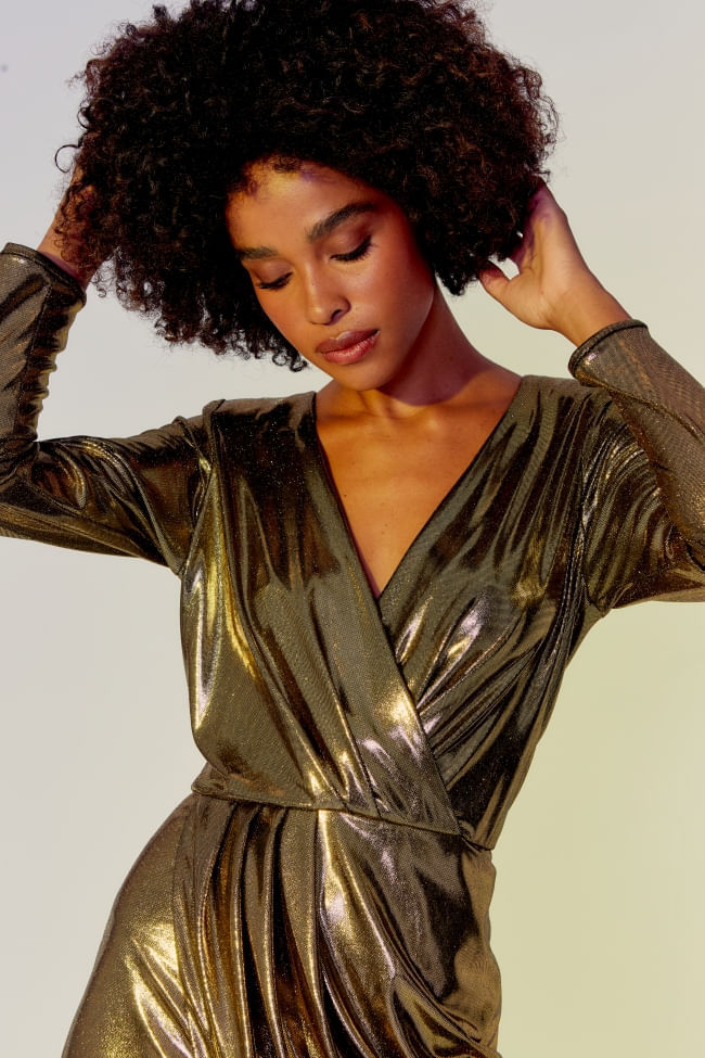 VESTIDO METALIC