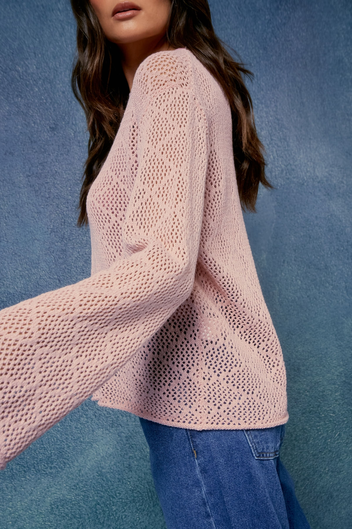 BLUSA TRICOT TELADA