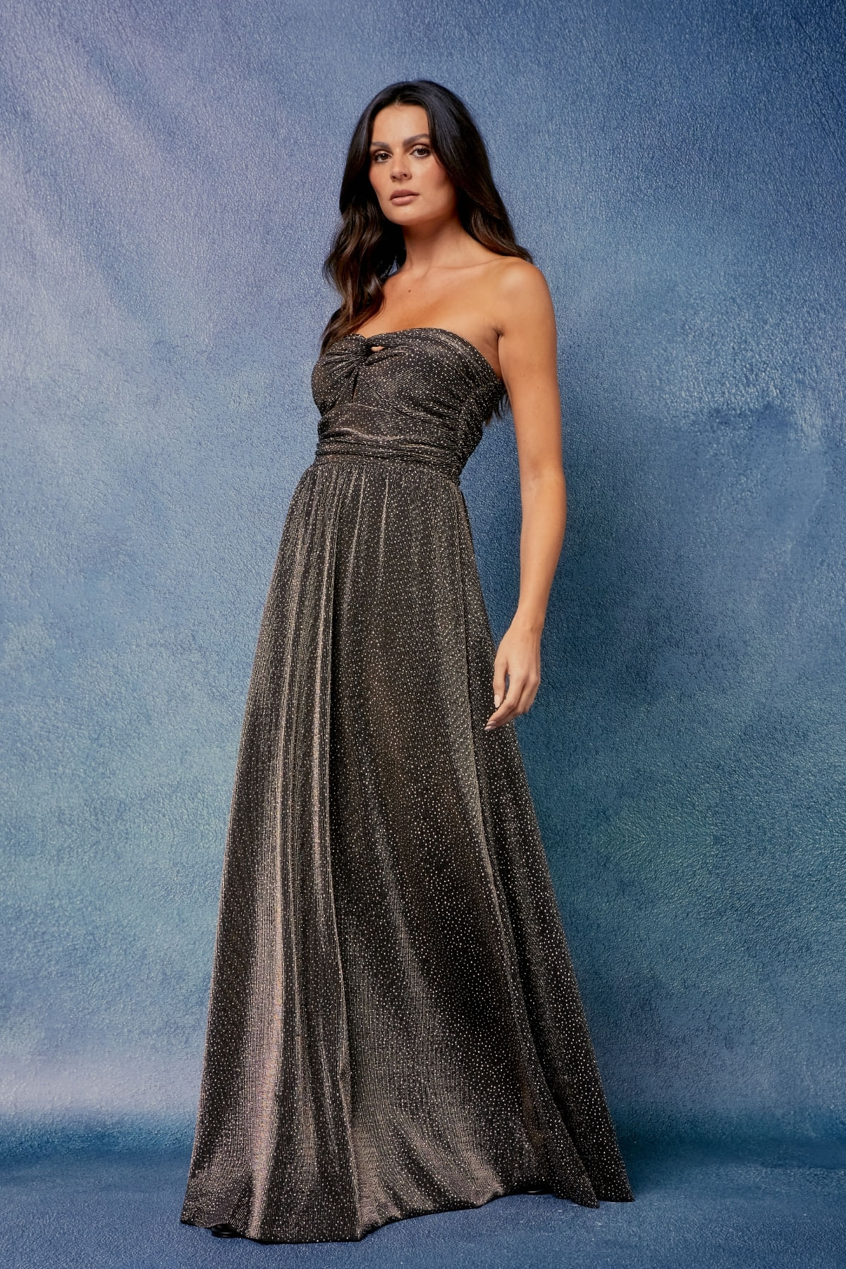 VESTIDO DRAP BRILHOS