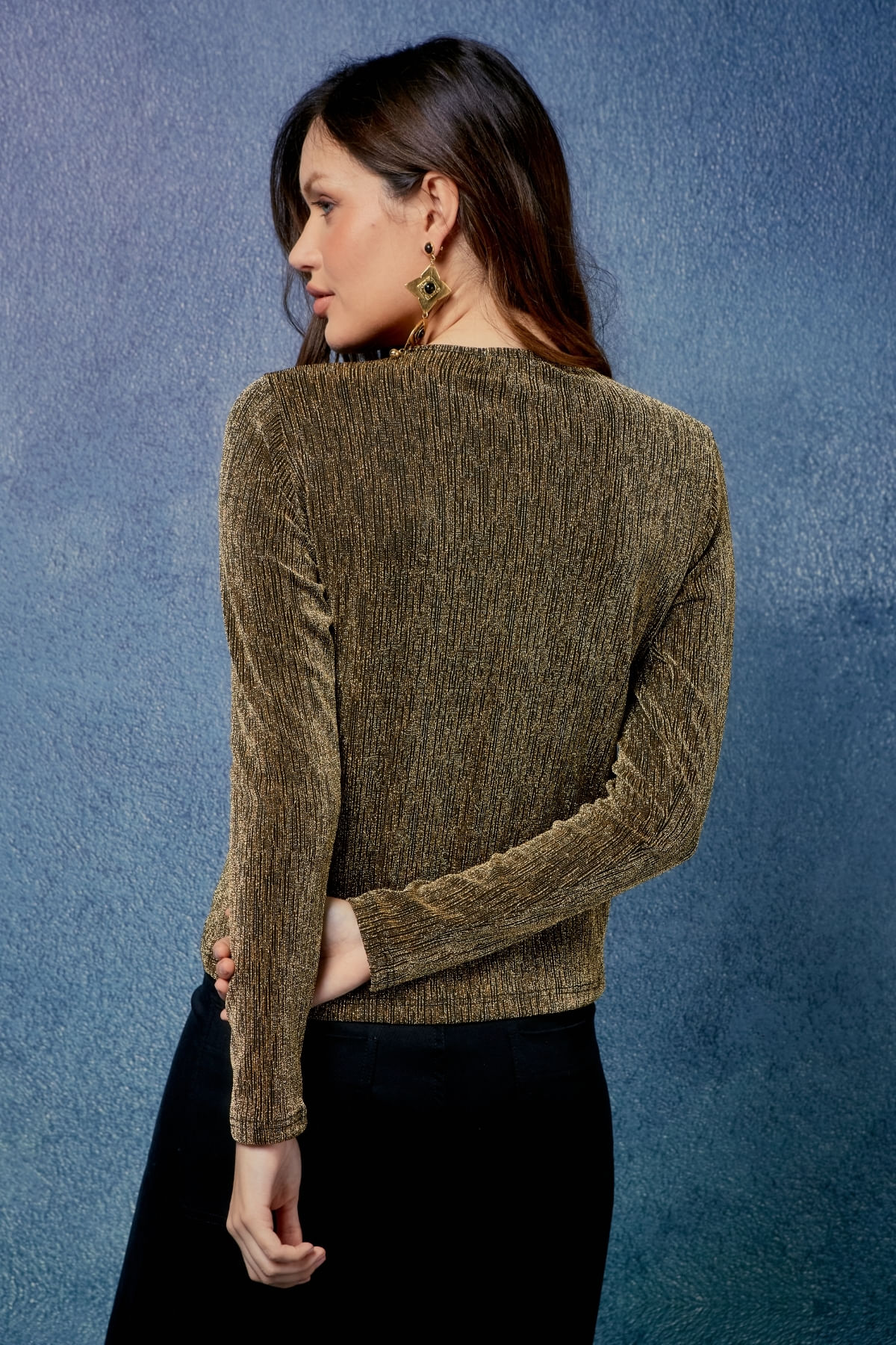BLUSA LUREX GOLD