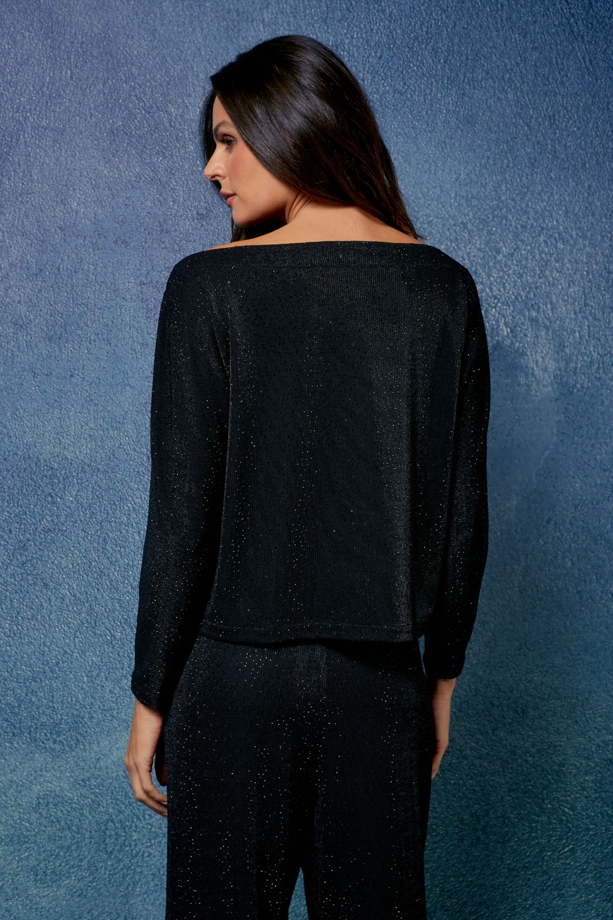 BLUSA MANGA LONGA FANTASY BLACK