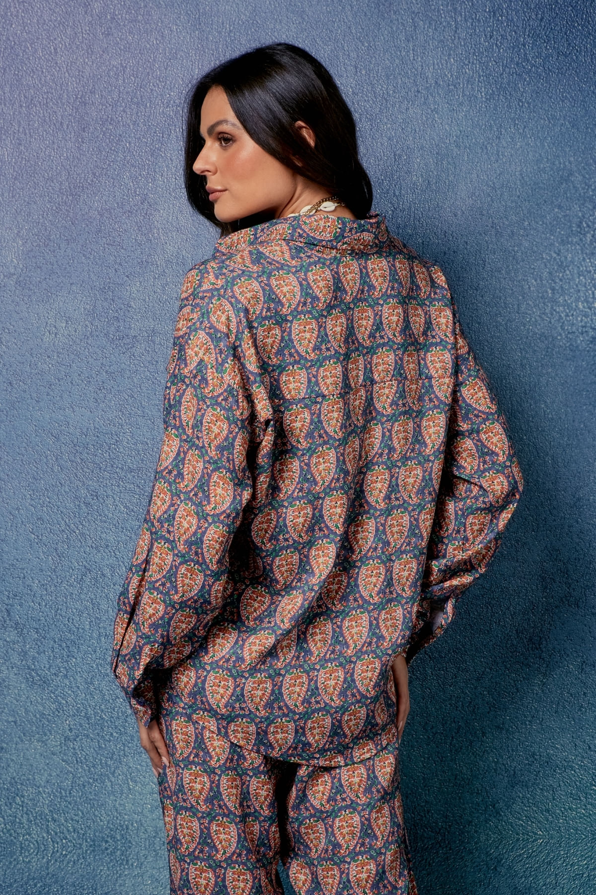 CAMISA LINHO ESTAMPA KADOSH