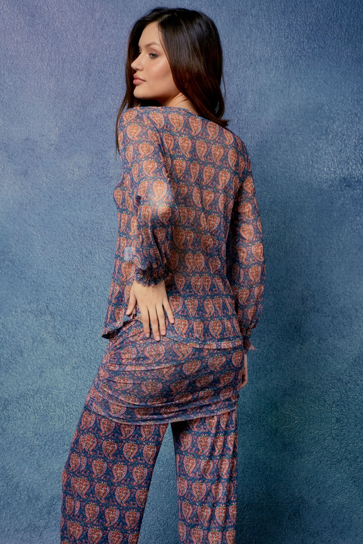 BLUSA ESTAMPA TULE KADOSH